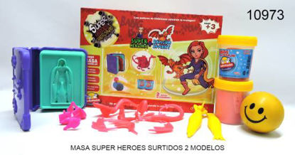 Imagen de MASA SUPER HEROES SURTIDOS 2 MODELOS 6.24